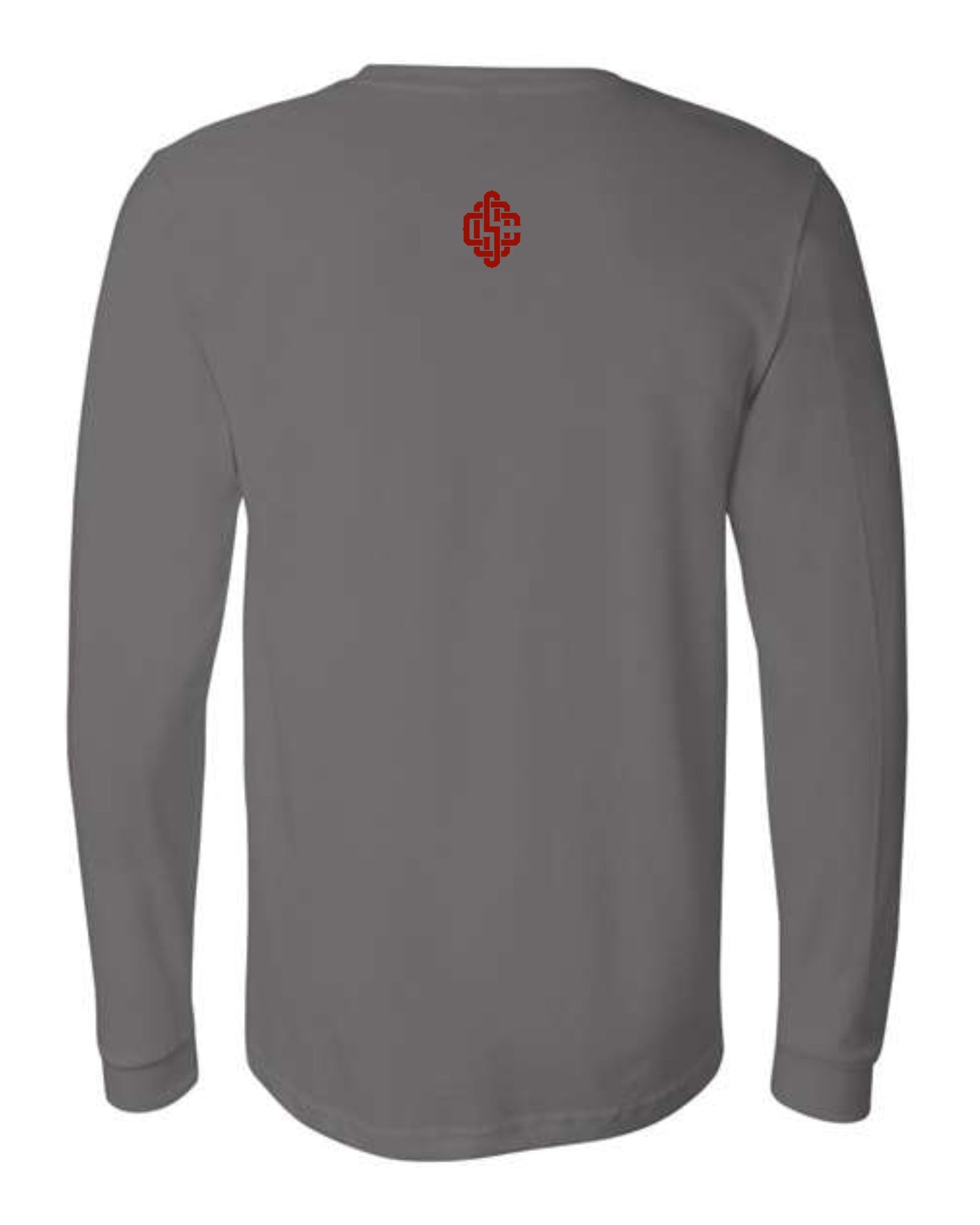 Cigar, Spirits & Cardio Men's Logo Long Sleeve Flint Grey Spark