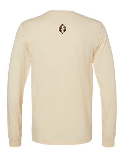 Cigar, Spirits & Cardio Men's Logo Long Sleeve Nicaragua Cream