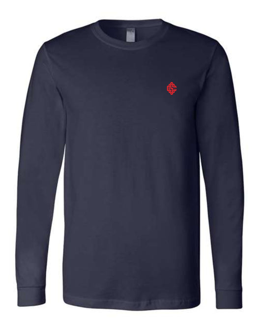 Cigar, Spirits & Cardio Men's Core Long Sleeve Heritage Navy